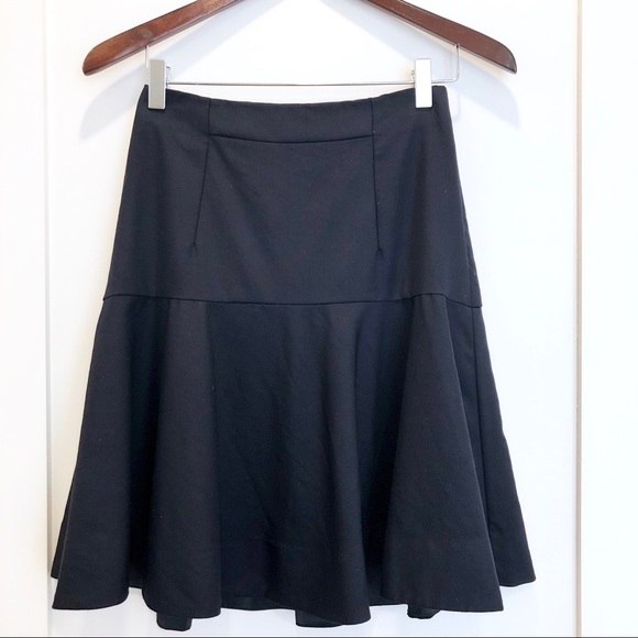 J. Crew Super 120s Fit & Flare Navy Skirt Size 0P - Picture 7 of 8